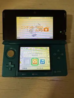 ニンテンドー3DS アクアブルー ジャンク 下画面反応なし 部品取り・修理ベース