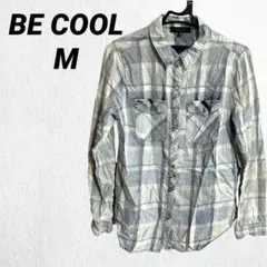 BE COOL Los Angeles デニム生地 長袖 カジュアル 【M】