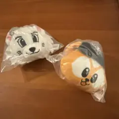 プロ野球マスコット フェイスぬいぐるみ　ジャビット、レオ