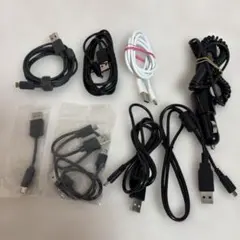 USBケーブルまとめ売り 通電確認済 MicroUSB 新品あり8本おまけ付