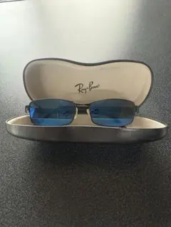 Ray-Ban 青レンズ サングラス ケース付き