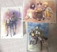 進撃の巨人 一番くじ　アクリルボード 3点セット