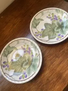 Nikko　Fine Bone China シェルボール【5枚セット】葡萄柄 Nikko Fine Bone China シェルボール【5枚セット】葡萄柄 キッチン・食器