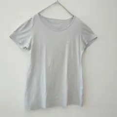 マドモアゼルノンノン 胸元ロゴ刺繍 半袖Tシャツ ライトブルー M〜L相当のサムネイル