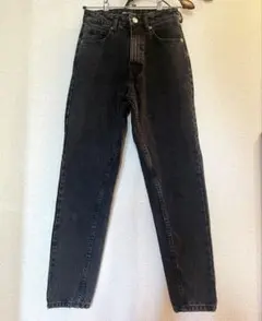 ZARA バギーデニムパンツ 黒