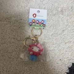 大阪関西万博　サンリオ　なりきりミャクミャク　立体マスコットキーホルダー　キティ