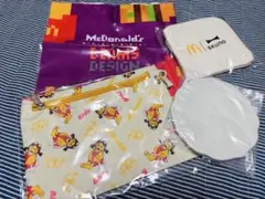 4点セット★マクドナルド福袋・BRUNO・ポーチ・マクド、マック、ブルーノ