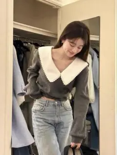 Bibiy. PENELOPE COLLAR KNIT ペネロペカラーニット 2026年最新】penelope collar knitの人気アイテム - メルカリ