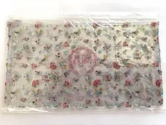 未開封新品ピーターラビット 花柄ジッパーポーチ