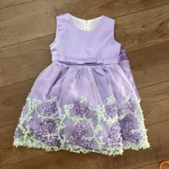 キッズドレス　花柄　パニエ