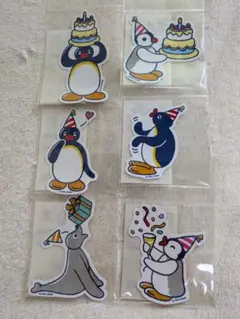 未使用　ピングー　ステッカー 6枚セット
