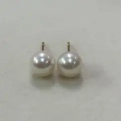 大粒 高グレード あこや真珠 ピアス あこやパール ピアコヤパール 29 約9mm大粒 高グレード あこや真珠 ピアス あこやパールピアス オーロラ