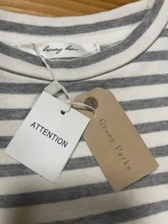 ボーダー切り替えワンピース　新品タグ付き