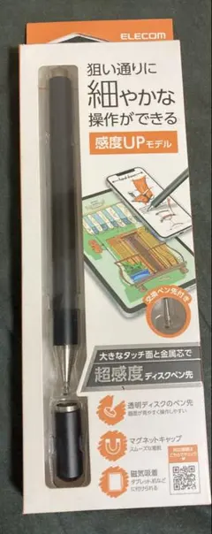 ELECOM タッチペン P-TPD03BK ブラック