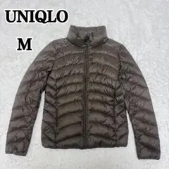 UNIQLO ユニクロ ライトダウンジャケット ブラウン M