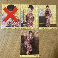 瀬戸口心月　生写真　浴衣　4種セミコンプ 瀬戸口心月 生写真 浴衣 4種セミコンプ - メルカリ