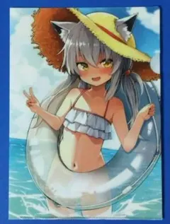 即購入可　リーフィ先生　わんわんココナちゃん　クリアファイル　匿名配送