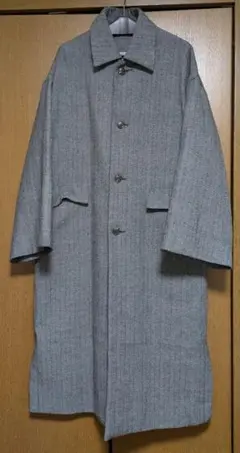 【neez.】ヘリンボーンステンカラーコート Lサイズ