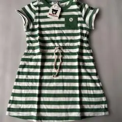 ミキハウス　DOUBLE.B おしゃれ半袖ワンピース 100cm