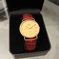 稼働 LONGINES Presence 腕時計 ラウンド ゴールド 3112 - メルカリ