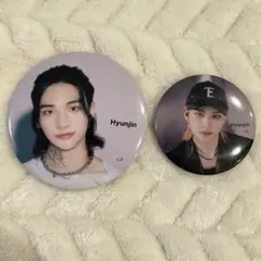 Straykids ヒョンジン 缶バッチ2点セット