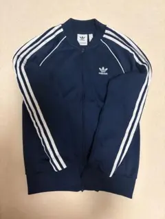 adidas トレフォイルロゴ ジャージ ネイビー
