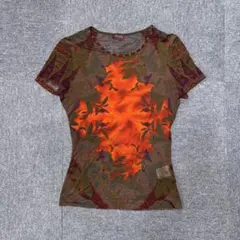 KENZO セカンドスキン 総柄Tシャツ Jean Paul GAULTIER系のサムネイル