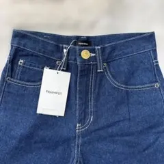 【新品】FIG&VIPER ストレートデニムパンツ ゴールドボタン