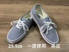 VANS Authentic ブルーグレー スニーカー　23.5㎝のサムネイル