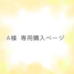 A様専用ページ/オーダー品