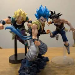 ドラゴンボール バーダック ゴジータブルー 超サイヤ人ブロリー フィギュアセットのサムネイル