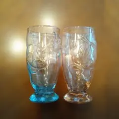 ミッキーマウス　高脚　グラスセット