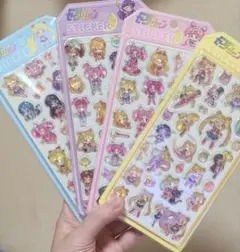 硬い　美少女戦士セーラームーン ステッカー 4枚セットのサムネイル