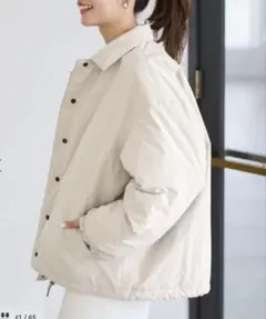 新品未使用●FRAMeWORK 撥水防風ポンチョコート　ナチュラル　38 ●