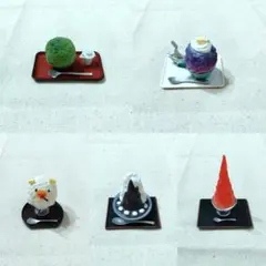 名店かき氷 ミニチュアコレクション ケンエレファント 5点セット
