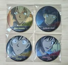 名探偵コナン コナンプラザ ジュエリー缶バッジ 赤井 安室 高木 佐藤