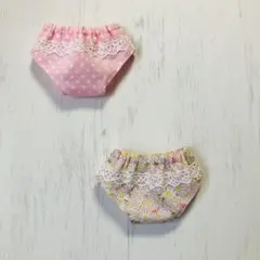 No.1908 メルちゃん　パンツ　2枚セット