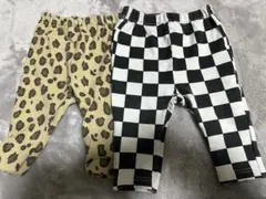 BREEZE ヒョウ柄・チェック柄 スパッツ