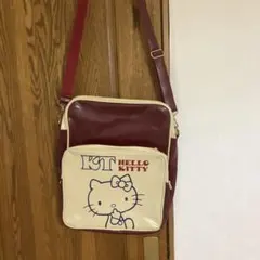 HELLO KITTY ショルダーバッグ 赤/クリーム