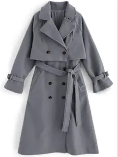 グレイルマルチ2wayフェイクウールコートkz161