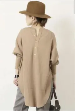 Americana バックヘンリーネックサーマルプルオーバー