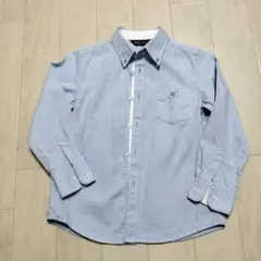 COMME CA ISM 長袖シャツ 110A ライトブルー