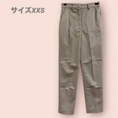 テーパードパンツ　ベージュ　レディース/XXS