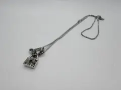 スワロフスキー Swarovski クリスタル ■ ネックレス 南京錠 モチーフ