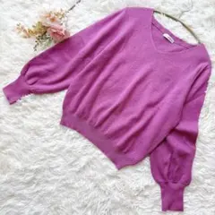 a.v.v レディース ドルマンスリーブ ニット プルオーバー ピンク M