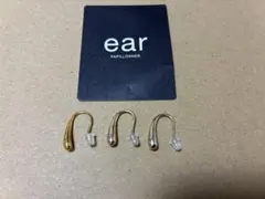 【ear PAPILLONNER】スターリングシルバー プチ涙ピアス ゴールド