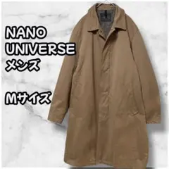 1605　NANO UNIVERSE／ナノユニバース　ステンカラーコート　M
