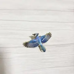 鳥　青い鳥　ブルーバード　ピンバッジ　ピンバッチ