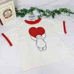 新品　120サイズ　futafuta　フタフタ　ベイマックス　Tシャツ　ホワイト