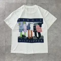 XZ504 Tシャツ カーミット セサミストリート 90s トミーヒルフィガー 